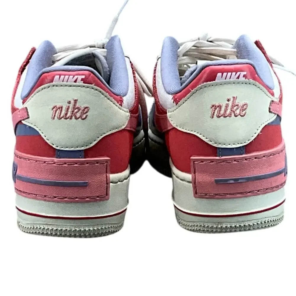 Nike Air Force 1 Shadow Sail Sea Coral Purple Pink Athletic Sneaker Women 10.5 - Picture 8 of 10